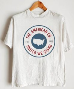 The American United We stand circle patch logo shirt