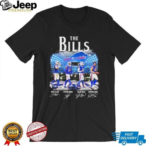 The Bills Signatures Josh Allen Stefon Diggs Tyler Bass Dawson Knox Signature Shirt