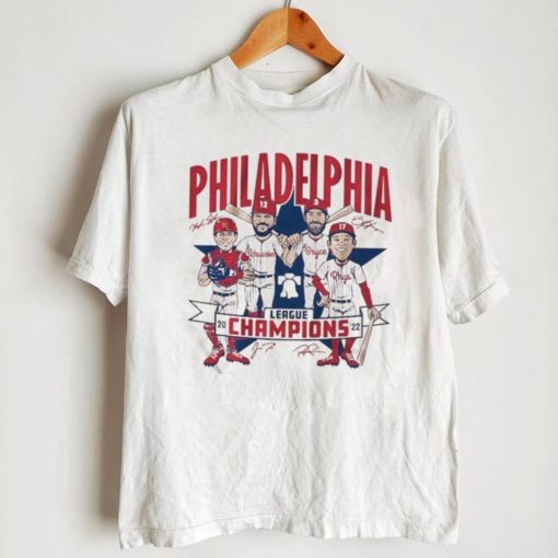 The Champions 2022 Philadelphia Phillies Caricature Signatures Shirt