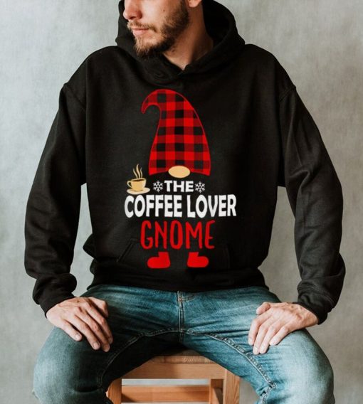 The Coffee Lover Gnome Family Xmas Funny Christmas T Shirt