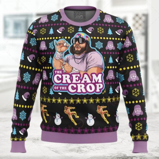 The Cream of the Crop Macho Man Randy Savage Pro Wrestling Ugly Christmas Sweater