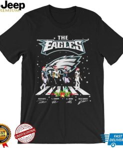 The Eagles NFL Team 2022 Abbey Road Merry Christmas Signature Shirt