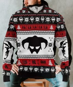 The Elder Scrolls Ugly Christmas Sweater, Fa La La La Xmas Sweatshirt