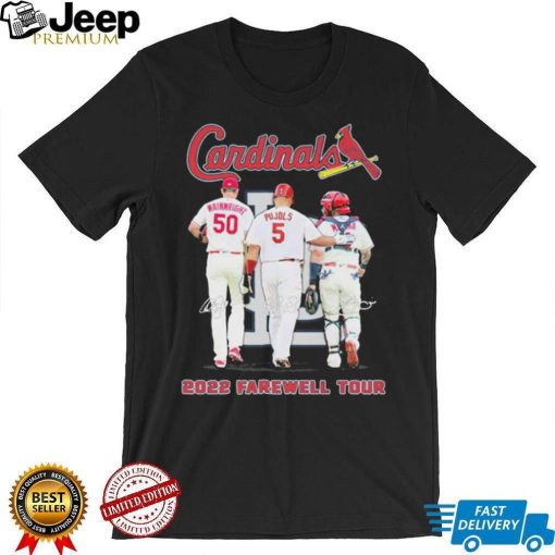 The Farewell Tour 2022 Adam Wainwright Albert Pujols And Yadier Molina Cardinals Shirt