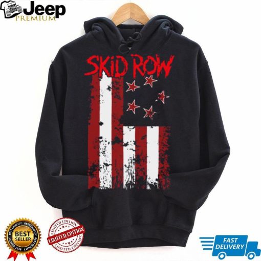 The Flag Skid Row Band Grunge Texture shirt