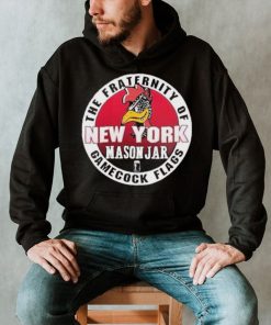 The Fraternity Of New York Mason Jar Gamecock Flags Shirt