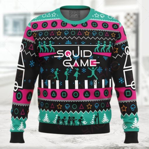 The Game is On Squid Game Christmas Sweater