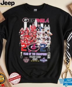 The Georgia Sport Teams 2021 Year Of The Champions Signatures Shirt