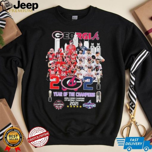 The Georgia Sport Teams 2021 Year Of The Champions Signatures Shirt