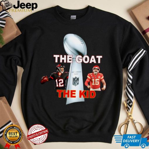 The Goat The Kid Brady Vs Mahomes With Nfl Champions shirt