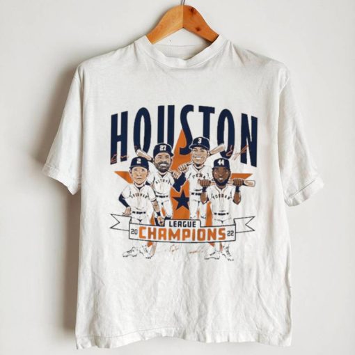 The League Champions 2022 Houston Astros Caricature Signatures Shirt