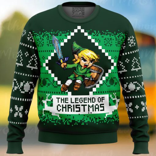 The Legend of Christmas Zelda Ugly Christmas Sweater