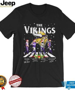 The Minnesota Vikings Christmas Team Abbey Road Signatures Shirt