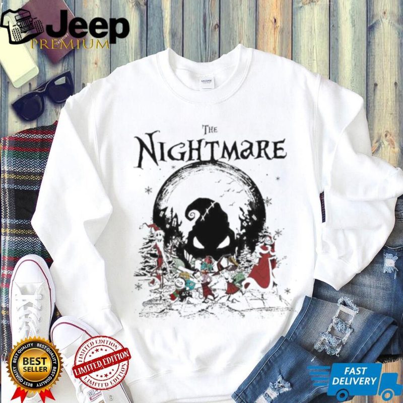 The Nightmare Before Christmas Characters Abbey Road Merry Christmas shirt