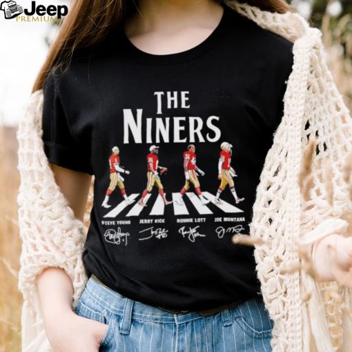 The Niners San Francisco 49ers abbey road signatures T Shirt