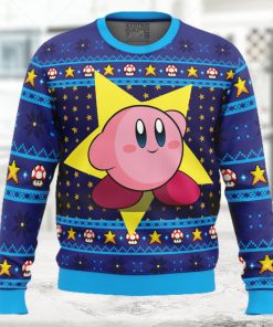 The Pink Hero Kirby s Dream Land Ugly Christmas Sweater