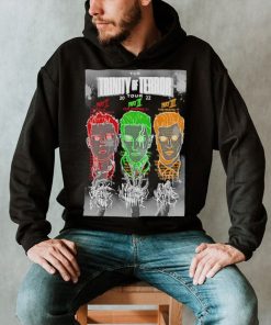 The Trinity Of Terror Tour 2022 colorful shirt