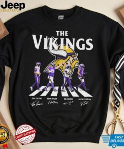 The Vikings Kirk Cousins Adam Thielen Dalvin Cook and Justin Jefferson Abbey Road Signatures T Shirt