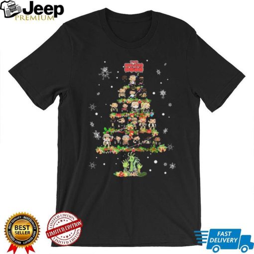 The Walking Dead Chibi Characters Tree Christmas Shirt