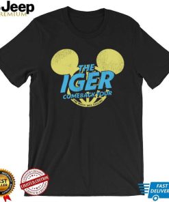 The iger comeback tour logo t shirt