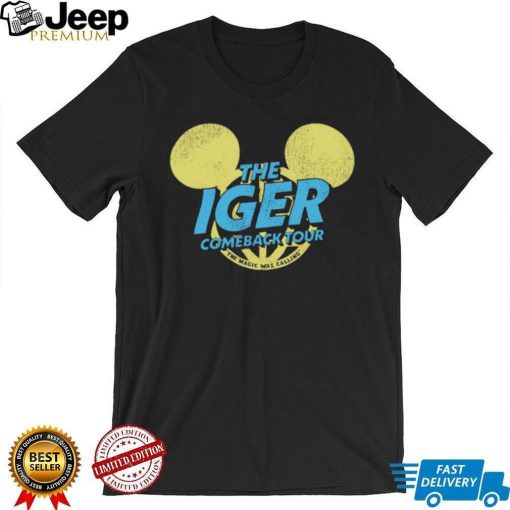 The iger comeback tour logo t shirt