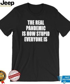 The real pandemic is how stupid everyone is shirt