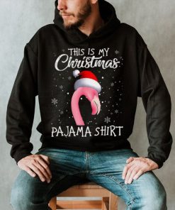 This Is My Christmas Pajama Flamingo Santa Xmas Christmas Pajama T Shirt