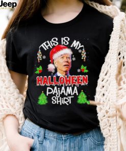 This is my Halloween Pajama Santa Joe Biden Christmas T Shirt