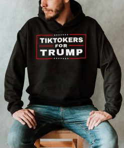 Tiktokers for Trump vote for him 2024 shirt