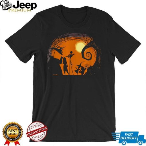 Tim Burton’s Nightmare Before Christmas T Shirt Halloween Silhouette