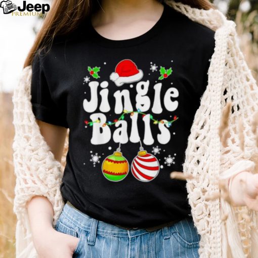 Tinsel Tits And Jingle Balls Matching Christmas Couple Shirt