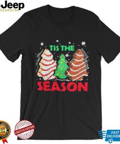 Tis’ The Season Christmas Tree Cakes Debbie Xmas Shirt