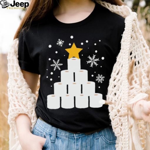 Toilet Paper Chrismas Tree Funny Shirt