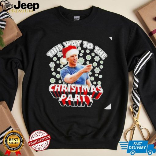 Tom Cruise This way to the Christmas party shirt