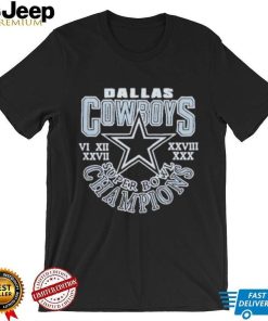 Top Dallas Cowboys 5 time super bowl champions shirt