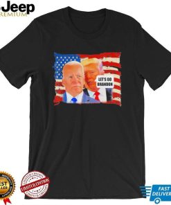 Top trump whispering Biden let’s go brandon antI Biden shirt