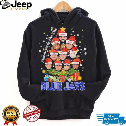 Toronto Blue Jays Team Christmas With My Blue Jays Tree Shirt