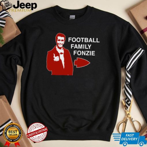 Travis kelce football family fonzie logo shirt