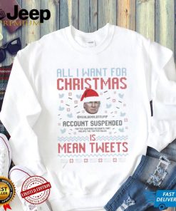 Trump Mean Tweets Christmas Ugly Sweatshirt