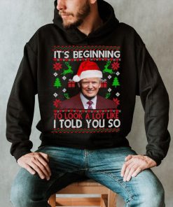 Trump it’s beginning to look a lot like I told you so Christmas t shirt