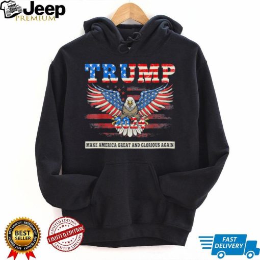 Trump magaga 2024 Trump announcement American eagle us flag shirt