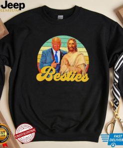 Trump with Jesus Besties vintage shirt2
