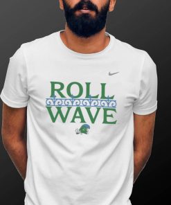 Tulane Green Wave Nike roll wave wrought iron shirt
