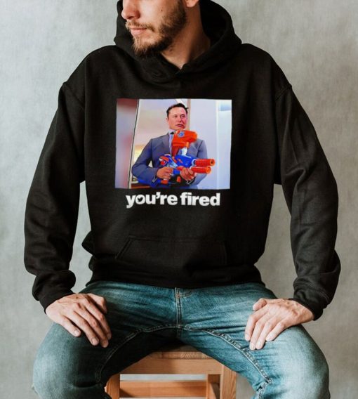 Twitter CEO Elon Musk you’re fired meme shirt