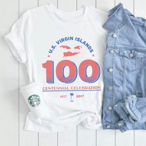 U.S. Virgin Islands 100 Centennial Celebration logo shirt