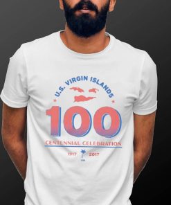 U.S. Virgin Islands 100 Centennial Celebration logo shirt