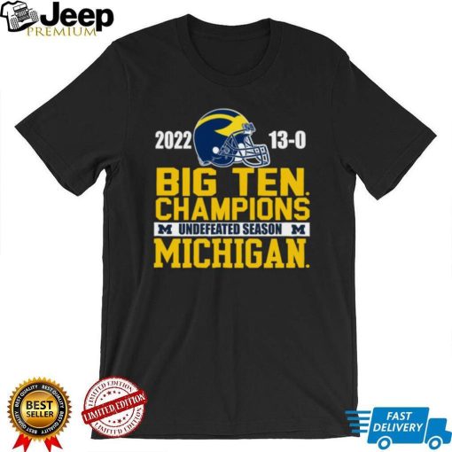 University of Michigan Football 2022 big ten champions Tee