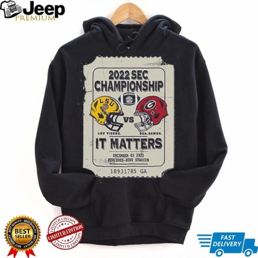 UGA Vs. LSU SEC Championship Bound 2022 Shirt