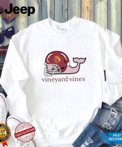 USC Trojans Vineyard Vines In LA Helmet Whale Shirt