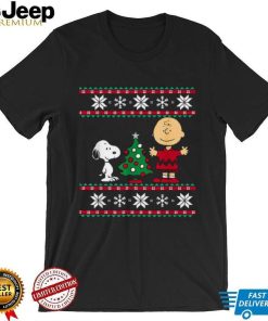 Ugly Christmas T Shirt Peanuts Snoopy And Charlie Christmas Tree